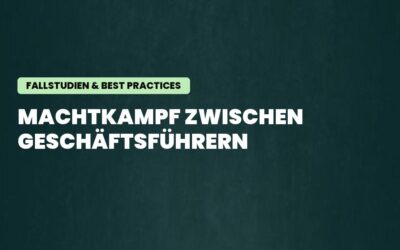 Fallstudie: Machtkampf zwischen Geschäftsführern: Wenn eine Doppelspitze sich selbst blockiert